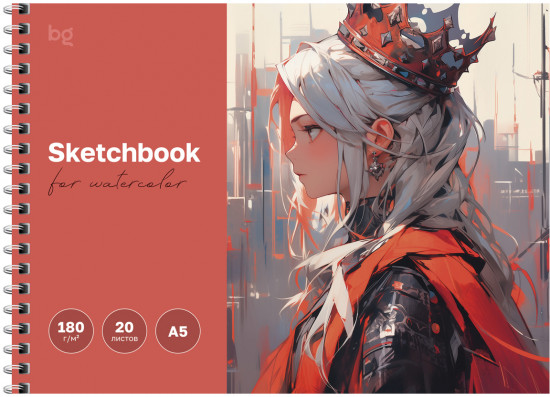 Скетчбук для акварели «Титул»