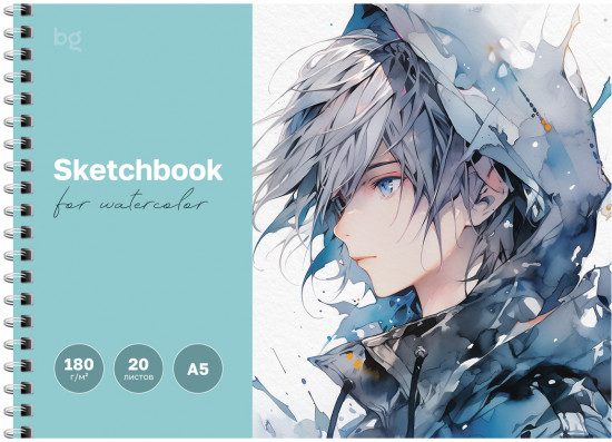 Скетчбук для акварели «Стихия»