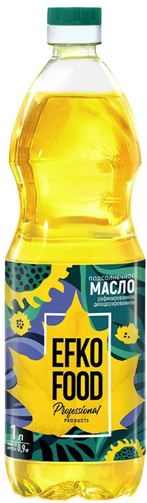 Масло подсолнечное рафинированное «Професионал» | Efko food Professional