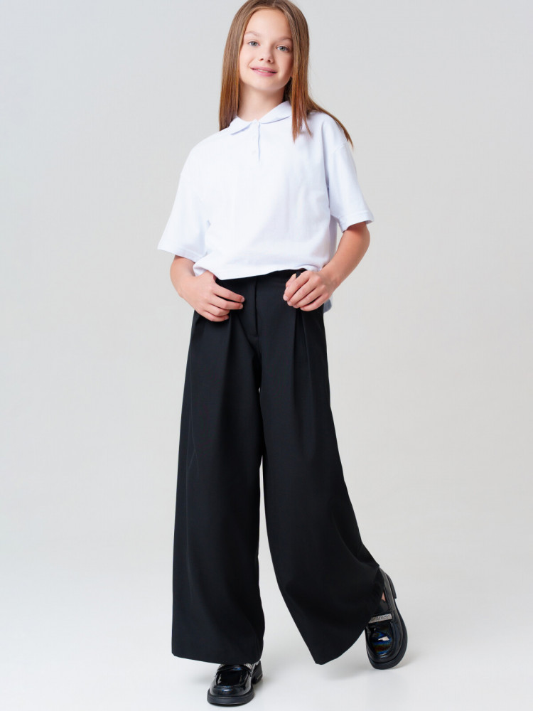 Брюки текстильные для девочек | PlayToday