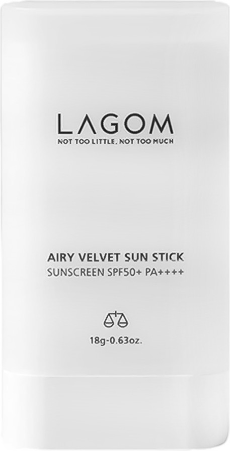 Солнцезащитный стик для лица SPF50+ PA++++ «Airy Velvet Sun Stick» | Lagom