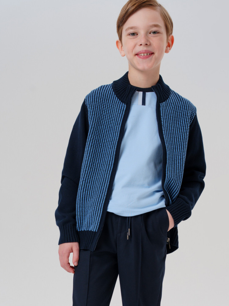 Кардиган трикотажный для мальчиков | PlayToday