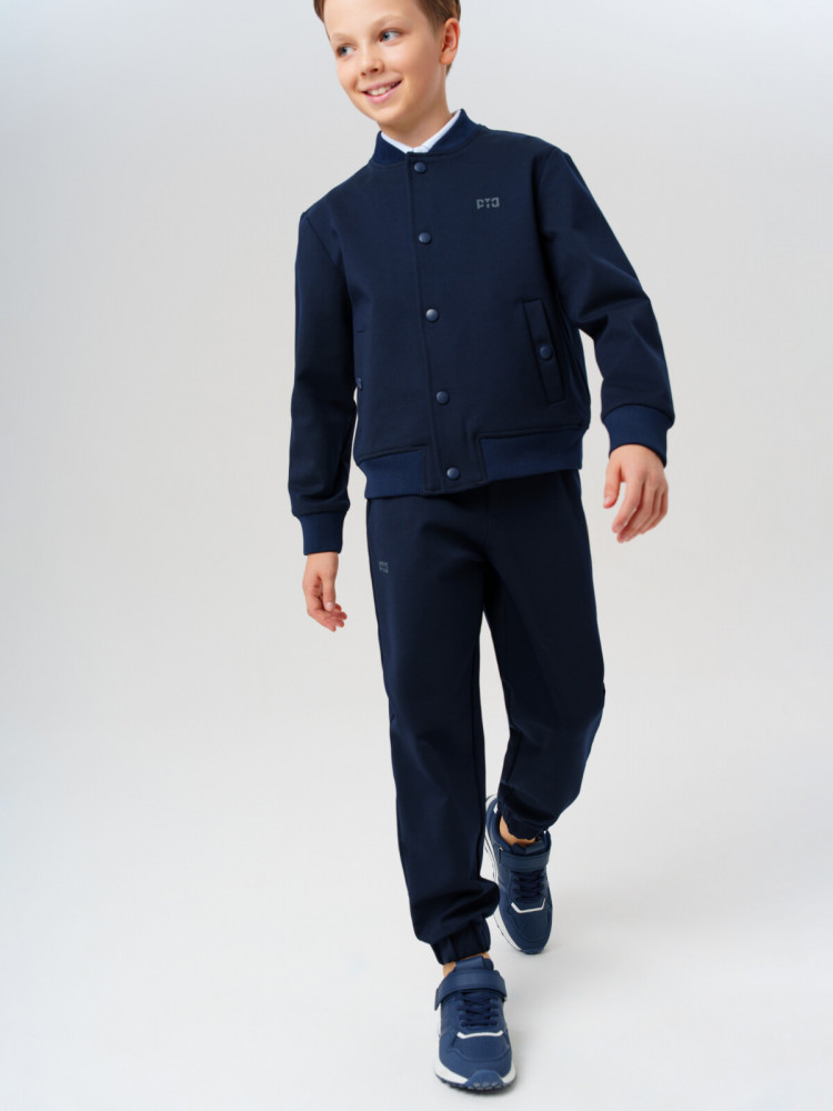 Костюм трикотажный для мальчиков: брюки, пиджак | PlayToday