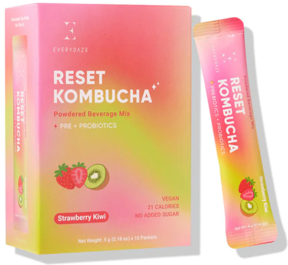 Комбуча растворимая со вкусом клубники и киви «Reset» | Everydaze