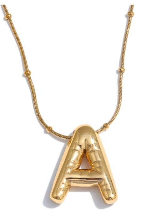 Колье с подвеской «А»