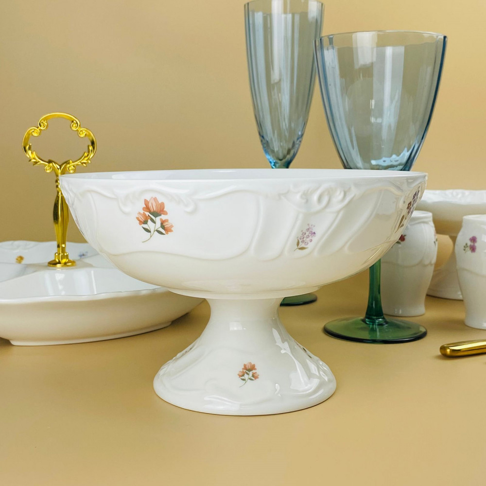 Фруктовница на ножке «Крокус» | Крокус | Lenardi