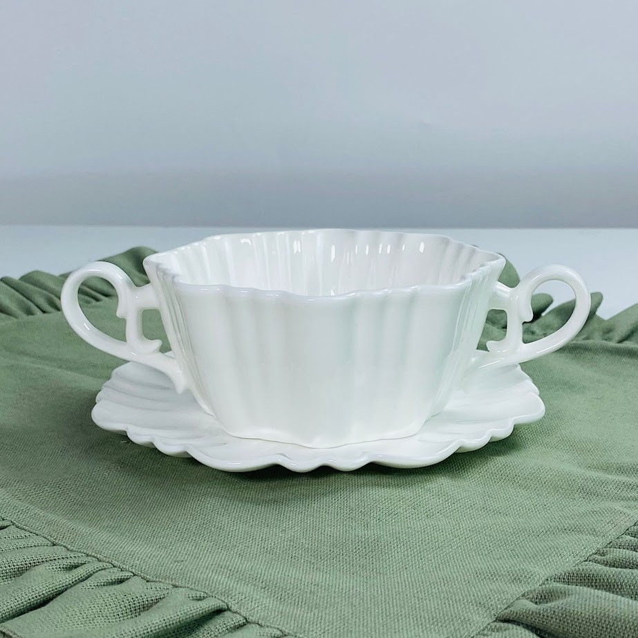 Бульонница с тарелкой | Lenardi