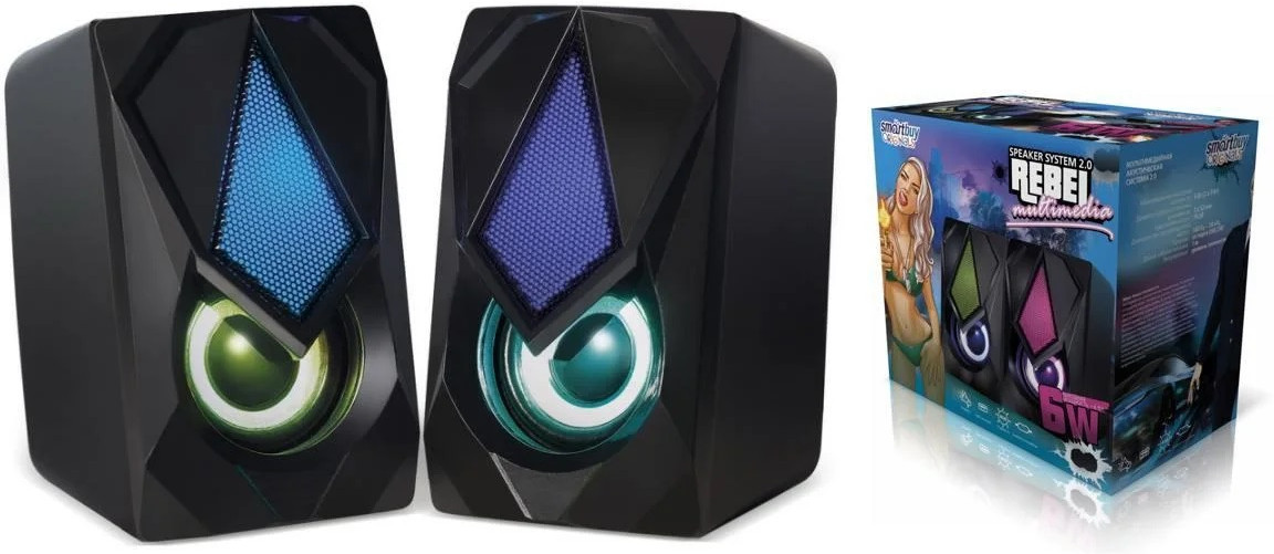Акустическая система 2.0 Rebel SBA-4220 | Smartbuy