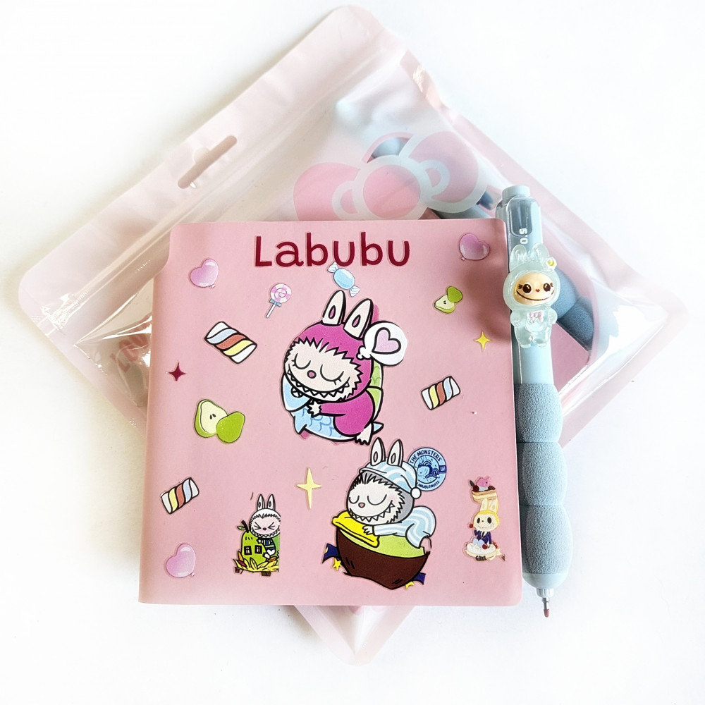 Блокнот с ручкой «Лабубу» | Carrero Kids