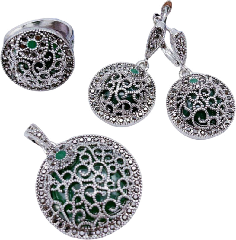 Комплект украшений c фианитом женский | Tuimedaq