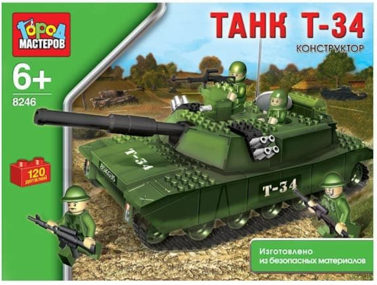 Конструктор «Танк Т-34» | Город мастеров