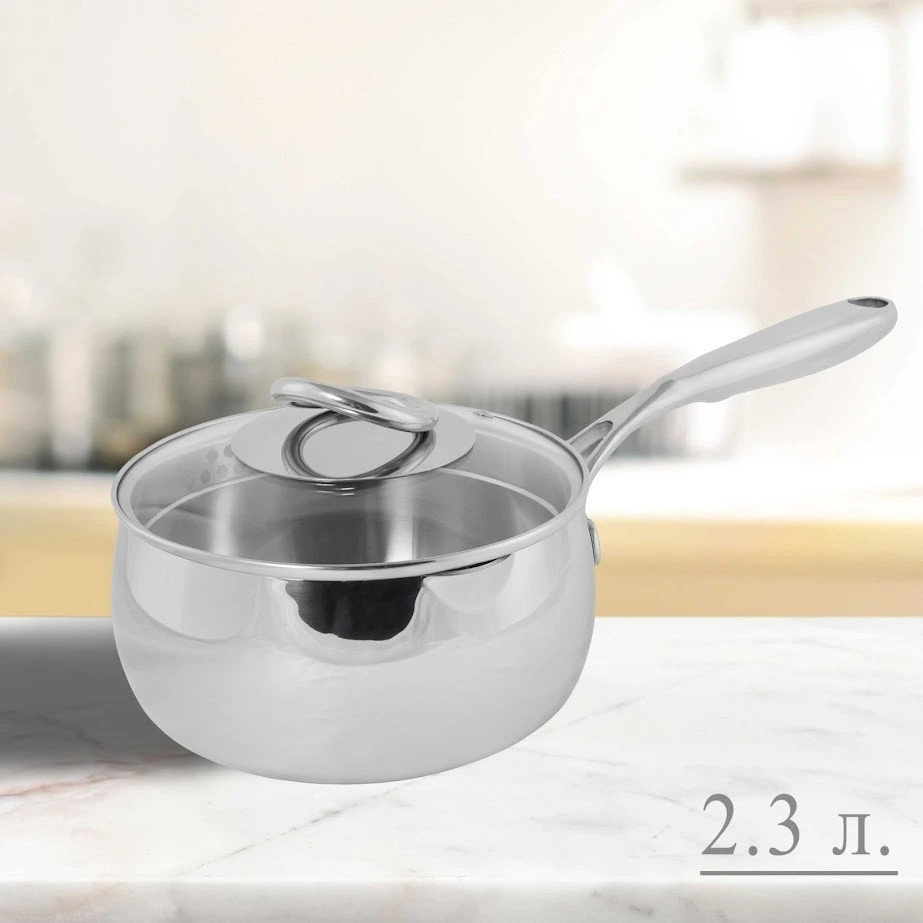 Ковш с крышкой «Mirrow» | Mirrow | Lenardi