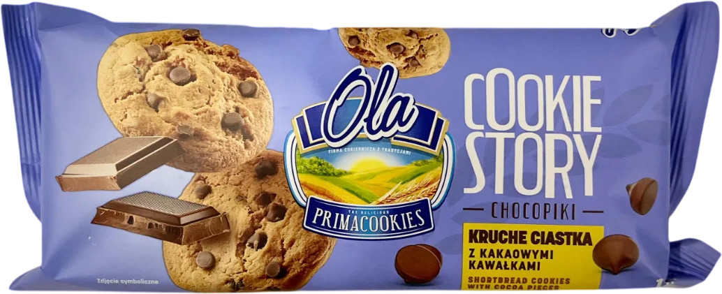 Печенье с молочным шоколадом «Chocopiki» | Ola Bakery