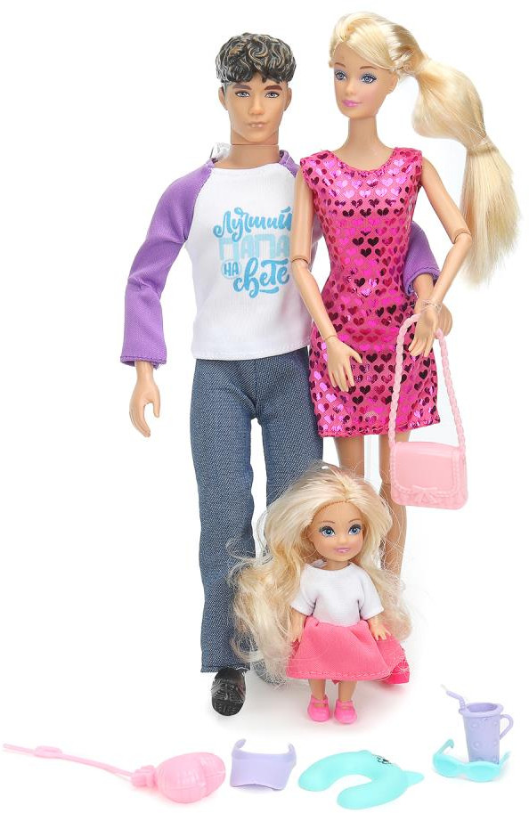 Набор кукол «София с семьёй» | София и Алекс | Карапуз