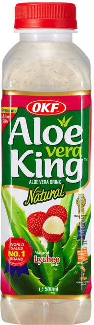 Напиток негазированный со вкусом личи «Aloe Vera King» | OKF