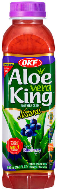 Напиток негазированный со вкусом черники «Aloe Vera King» | OKF