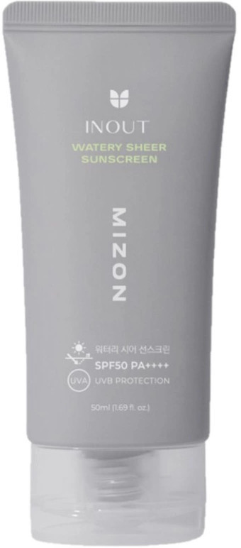 Увлажняющий солнцезащитный крем SPF 50 PA++++ «Inout Watery Sheer Sunscreen» | Mizon