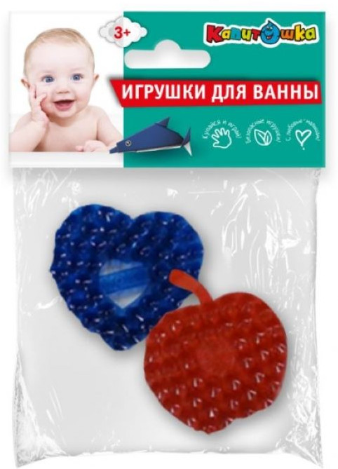 Набор стикеров для ванны «Сердце и яблоко» | Капитошка