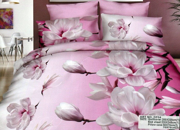 Комплект постельного белья «Tango» (арт. df04-52, евро, поплин, 2 наволочки 50х70 и 2 наволочки 70х70) | ТекстильГрупп