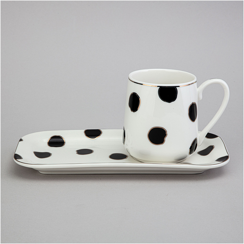 Чайная пара «Top Style» | Black spots | Lefard