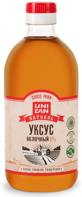 Уксус 6% «Яблочный» | Uni Dan