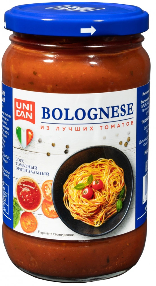 Соус томатный «Болоньезе. Bolongnese» | Premium | Uni Dan