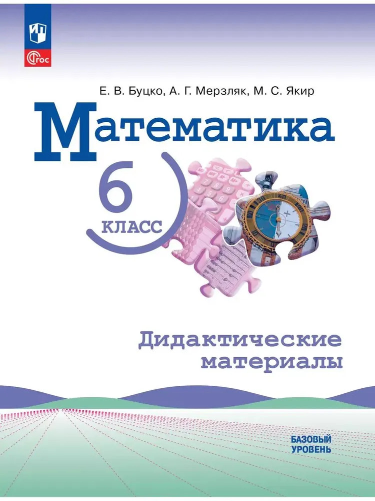 Математика. 6 класс. Дидактические материалы. Базовый уровень
