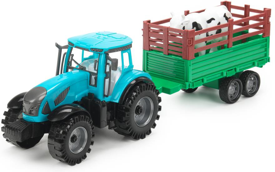 Набор игровой «Трактор с прицепом и фигуркой» | Технодрайв
