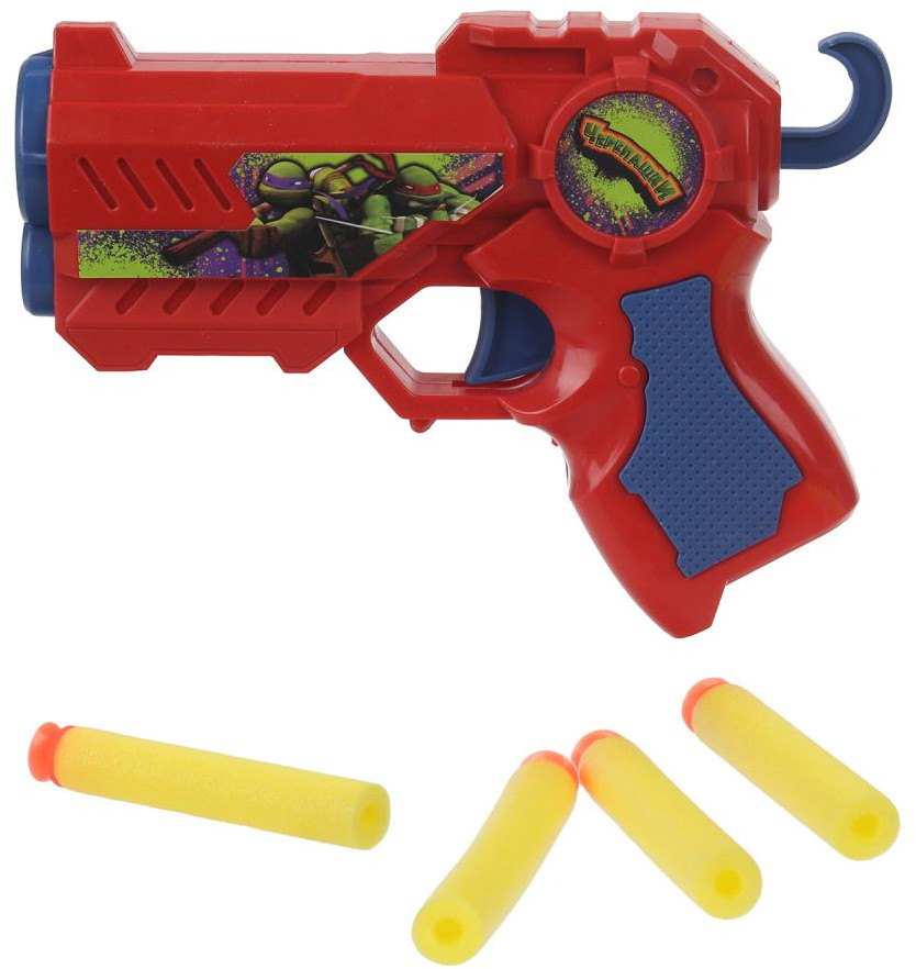 Бластер с мягкими пулями «Черепашки» | Играем вместе