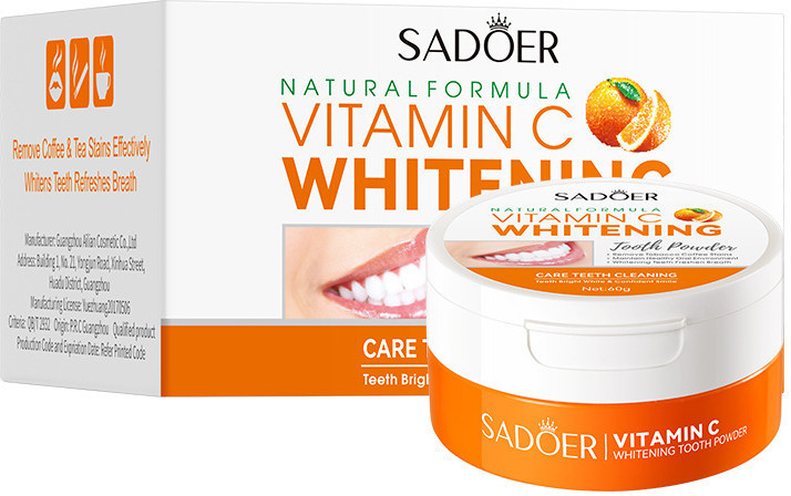 Зубной порошок «Vitamin C Whitening» | SADOER