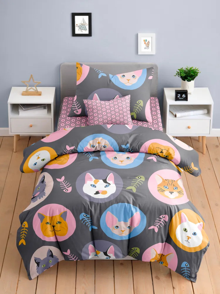 Комплект постельного белья «Кис-Кис» | Кис-Кис | Ночь нежна