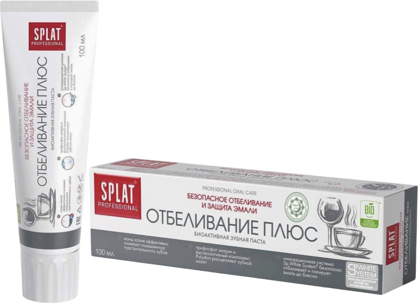 Зубная паста «White Plus» | Professional | Splat