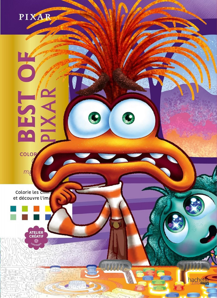 Раскраска по номерам «Best of Pixar»