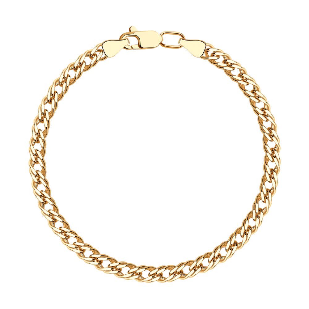 Браслет из золочёного серебра | SOKOLOV