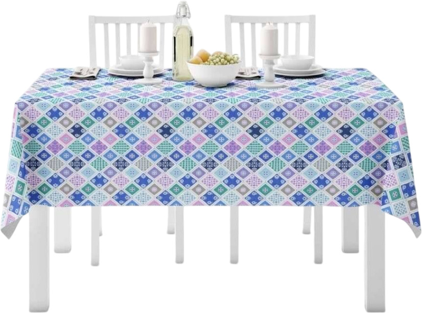 Комплект столового белья из скатерти и салфеток «Мозаика» | Мари Санна