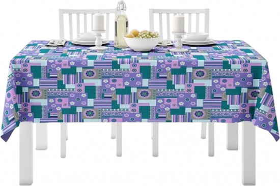 Комплект столового белья из скатерти и салфеток «Орнамент сирень»