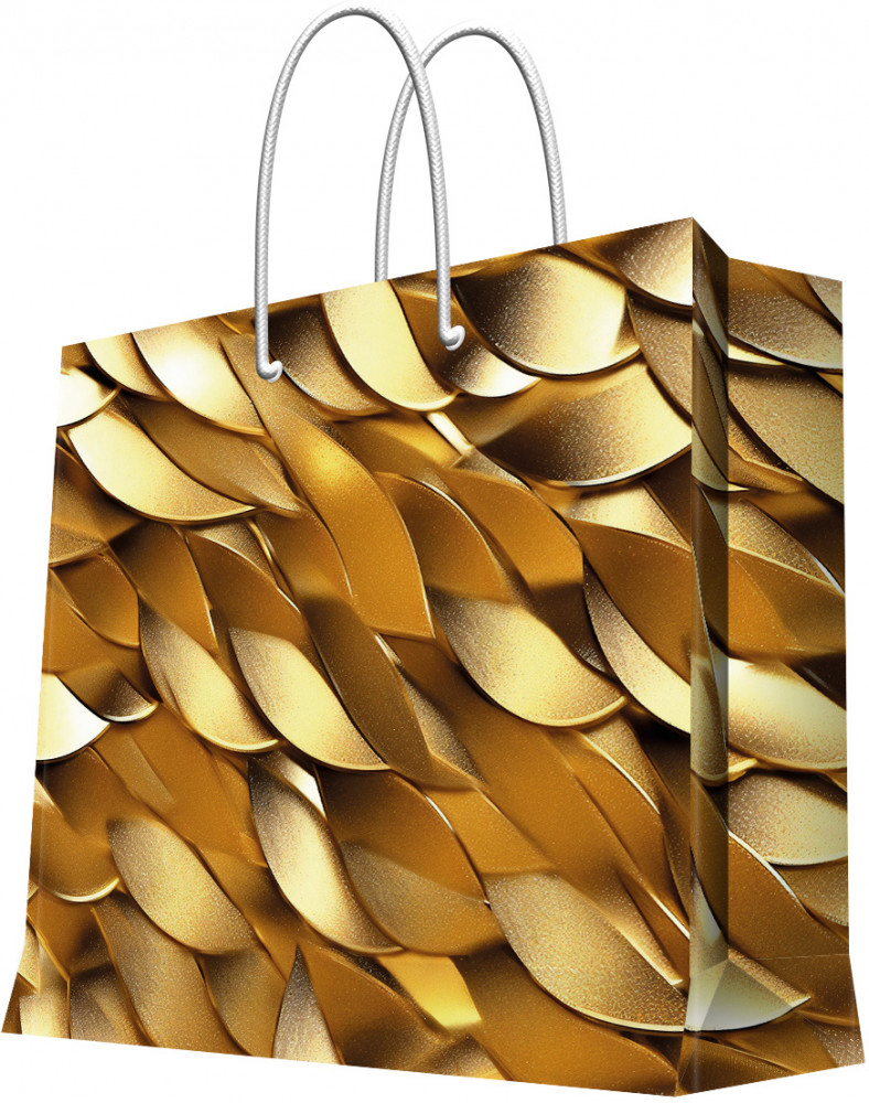 Пакет подарочный «Чёрный с золотом» | Magic Pack