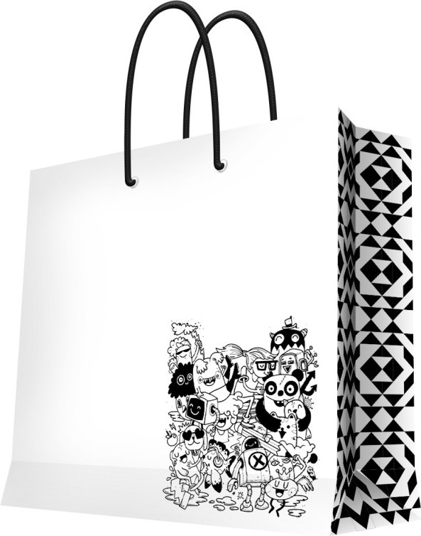 Пакет подарочный «Линии» | Magic Pack