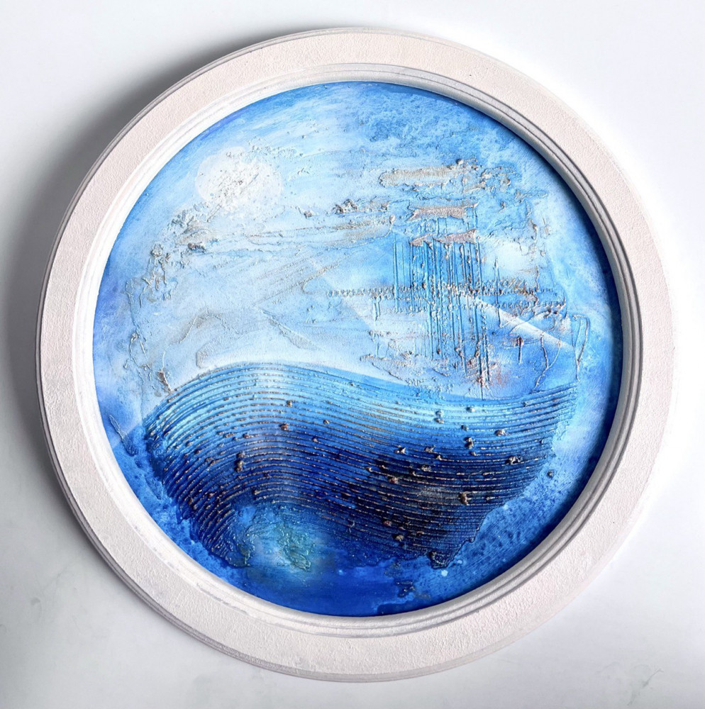 Картина фактурная авторская «Adelante» | Good Vibes Art