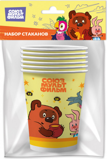 Набор стаканов бумажных «Золотая коллекция»