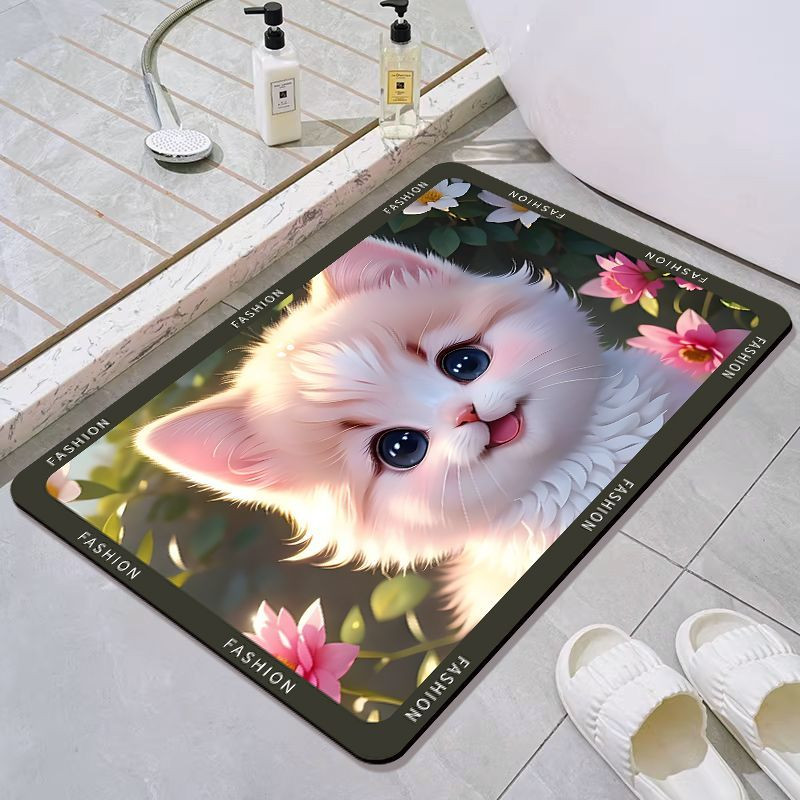 Коврик для ванной «Кошка»