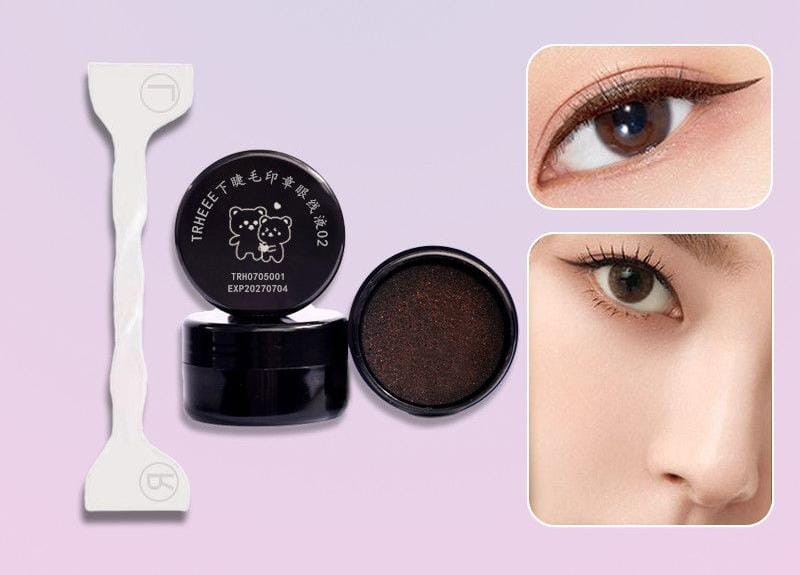 Штамп для подводки глаз, оттенок коричневый