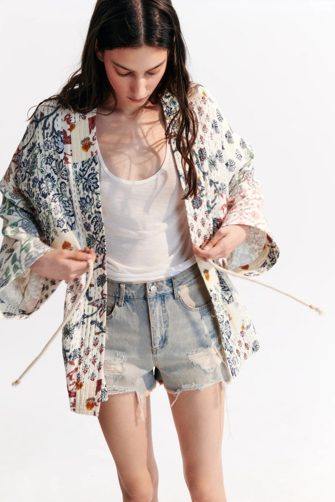 Рубашка-комоно женская | Befree