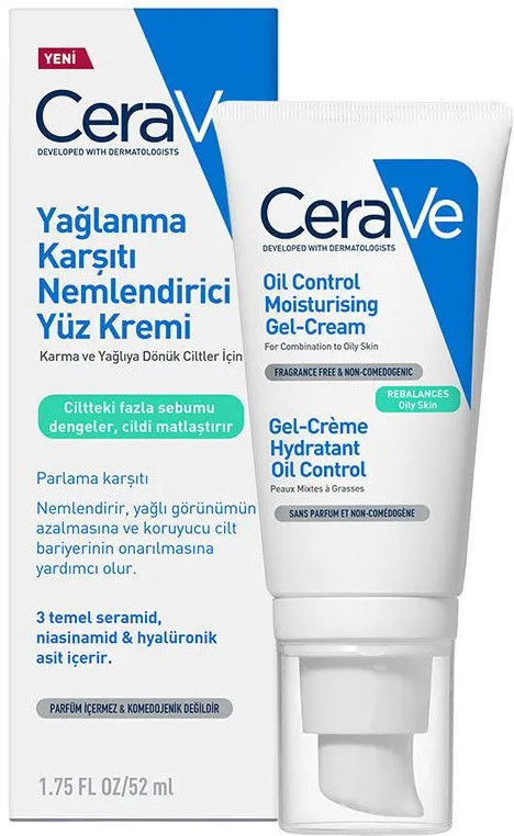Увлажняющий гель-крем для жирной и комбинированной кожи лица «Oil Control Moisturising Gel-Cream» | CeraVe