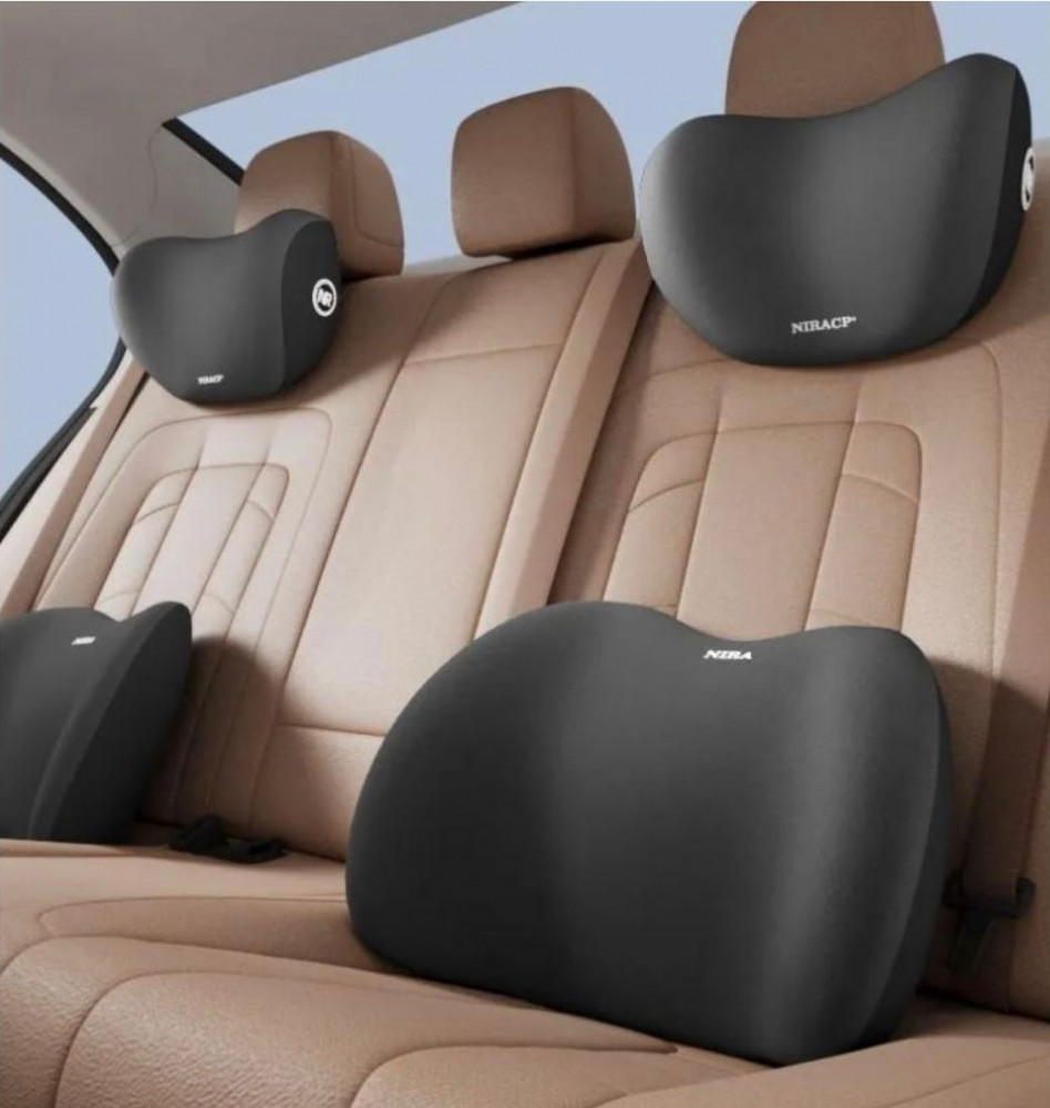 Комплект подушек автомобильных для шеи и поясницы