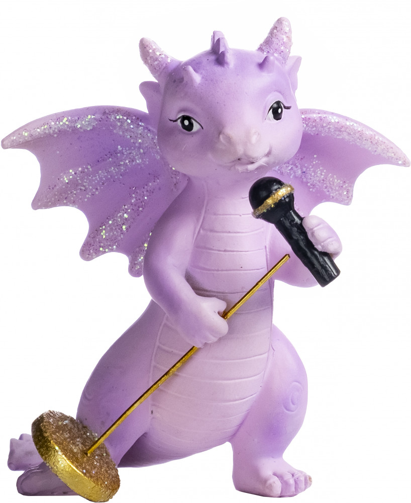 Фигурка декоративная «Дракончик с микрофоном» | Феникс Презент