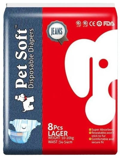 Набор подгузников для животных | Pet Soft