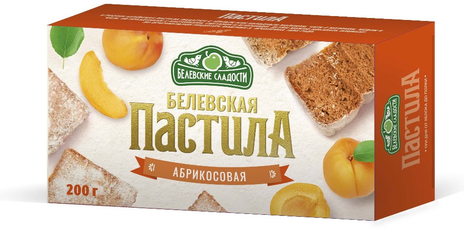 Пастила белёвская «Абрикосовая» | Белевские сладости