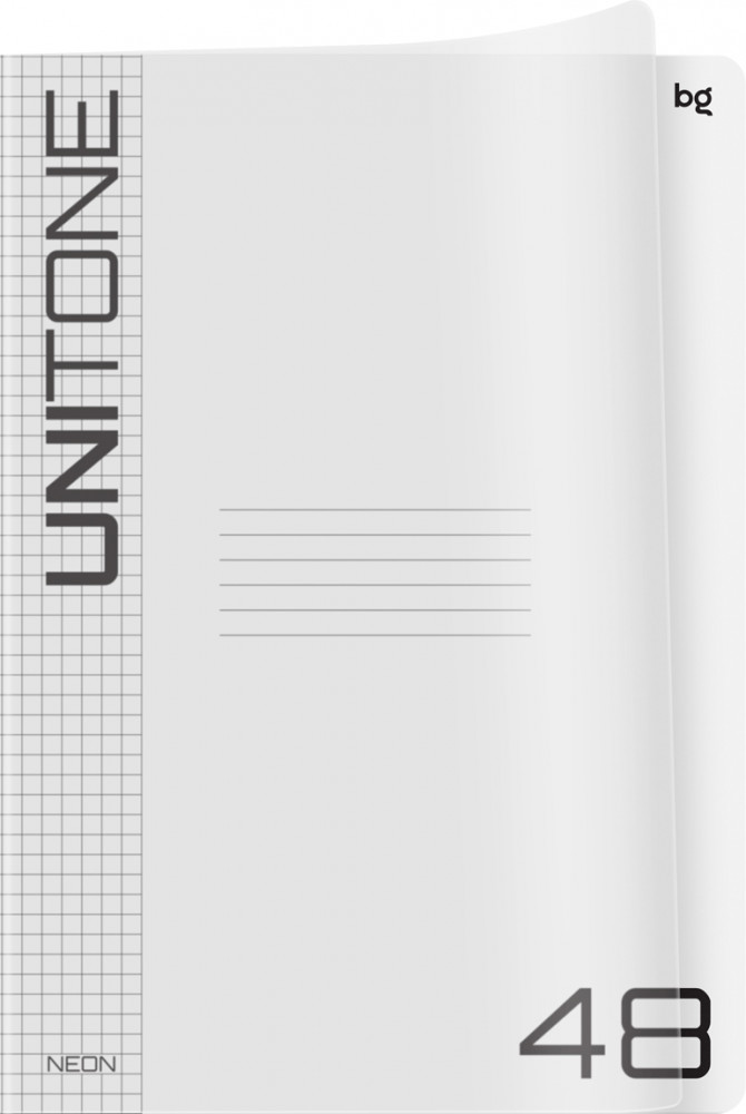 Тетрадь с пластиковой обложкой | UniTone | BG