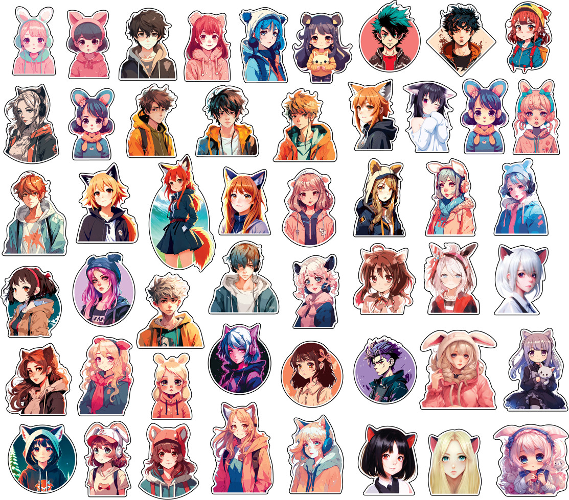 Наклейки «Neko» | Аниме | Meshu